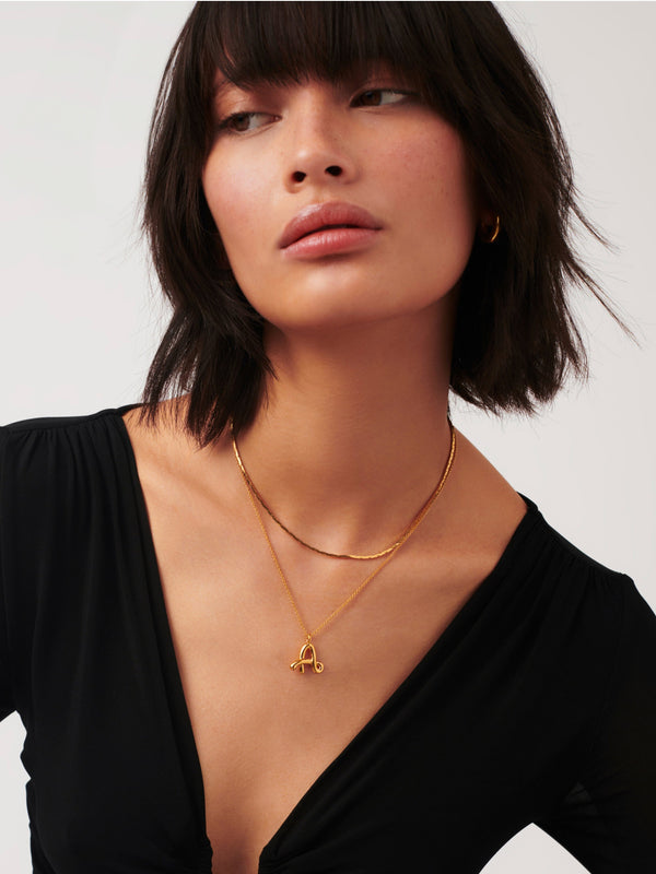 Missoma Lucy Williams Cobra Snake Chain Choker | 18ct Gold Plated