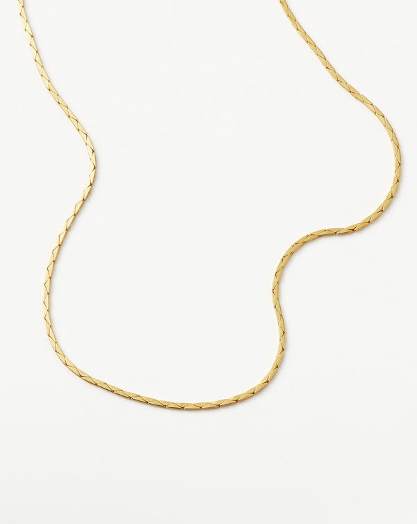 Missoma Lucy Williams Cobra Snake Chain Choker | 18ct Gold Plated