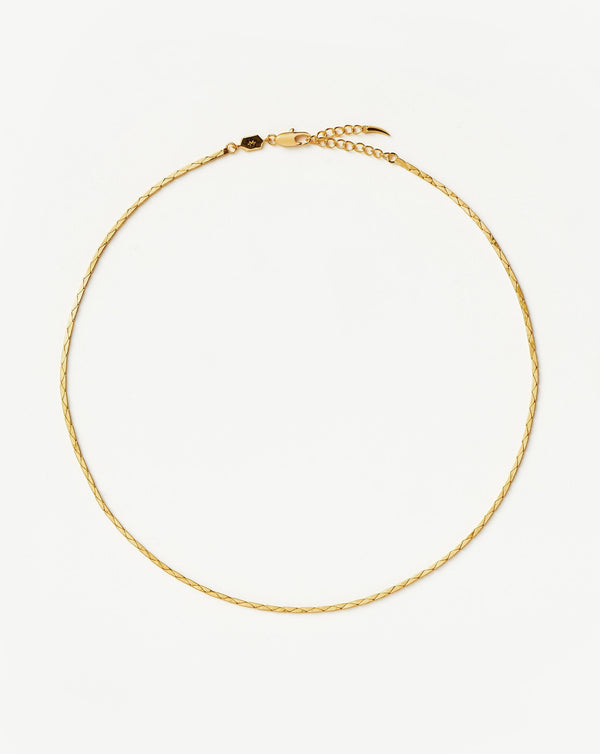 missoma Lucy Williams Cobra Snake Chain Choker | 18ct Gold Plated