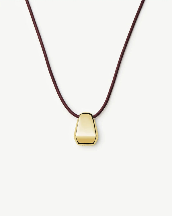 missoma Lucy Williams Engravable Arco Cord Necklace | Gold