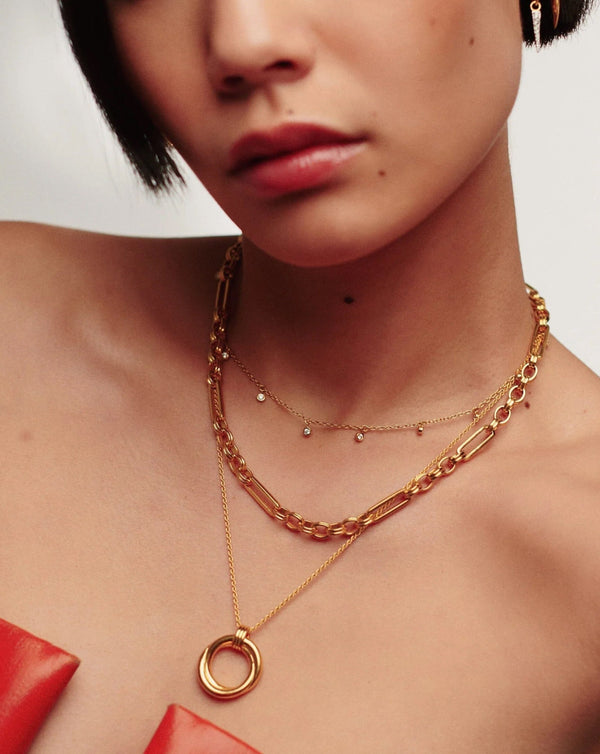 Missoma Lucy Williams Entwine Necklace | 18ct Gold Vermeil