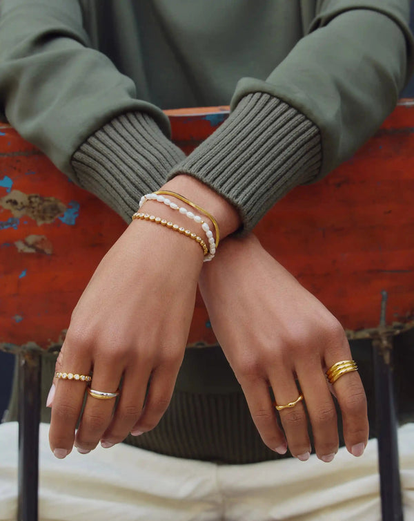 Missoma Lucy Williams Entwine Ring | Mixed Metal - Gold & Silver