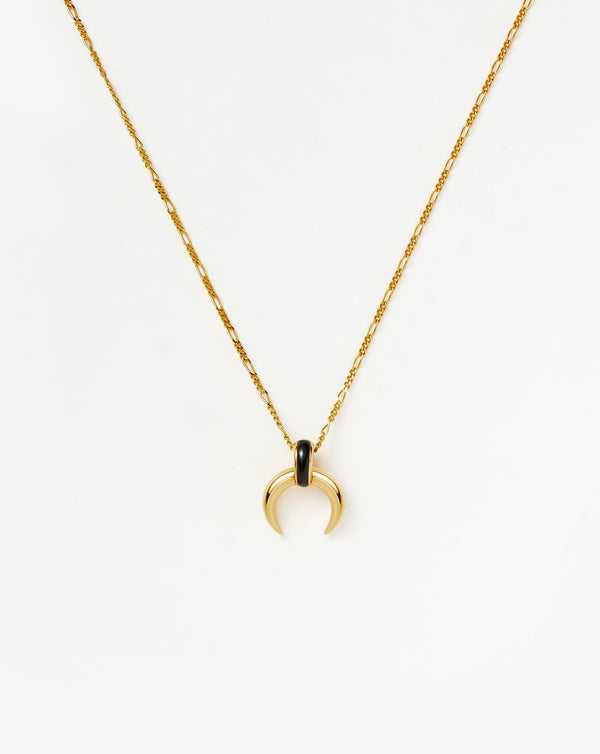 missoma Lucy Williams Gemstone Horn Necklace | Gold UK