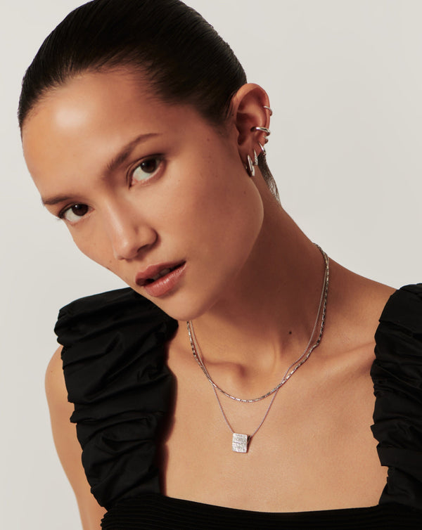 Missoma Lucy Williams Horizon Link Chain Necklace | Sterling Silver