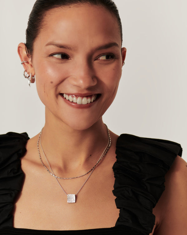 Missoma Lucy Williams Horizon Link Chain Necklace | Sterling Silver