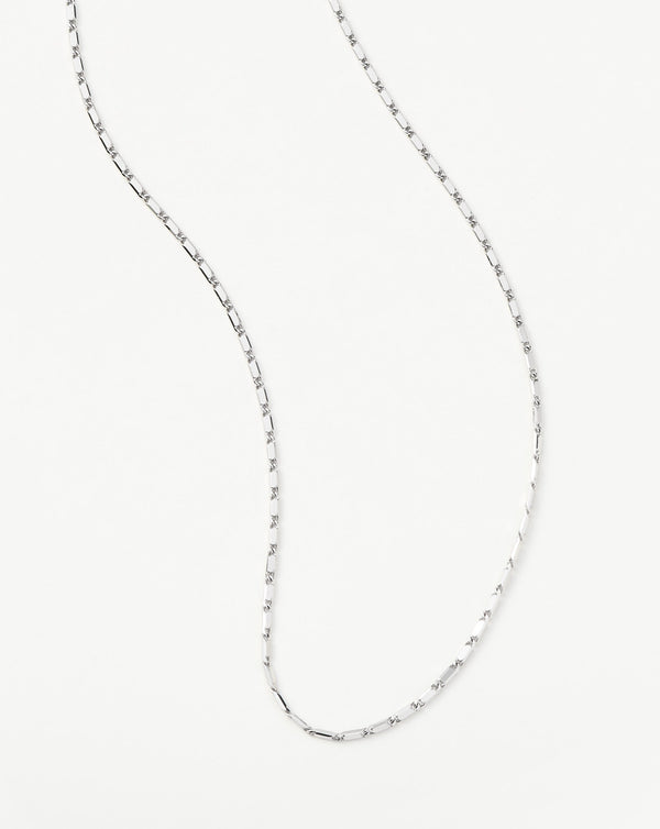 Missoma Lucy Williams Horizon Link Chain Necklace | Sterling Silver