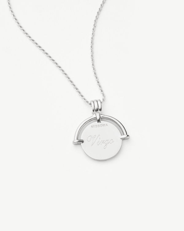 Missoma Lucy Williams Medium Engravable Roman Arc Coin Necklace