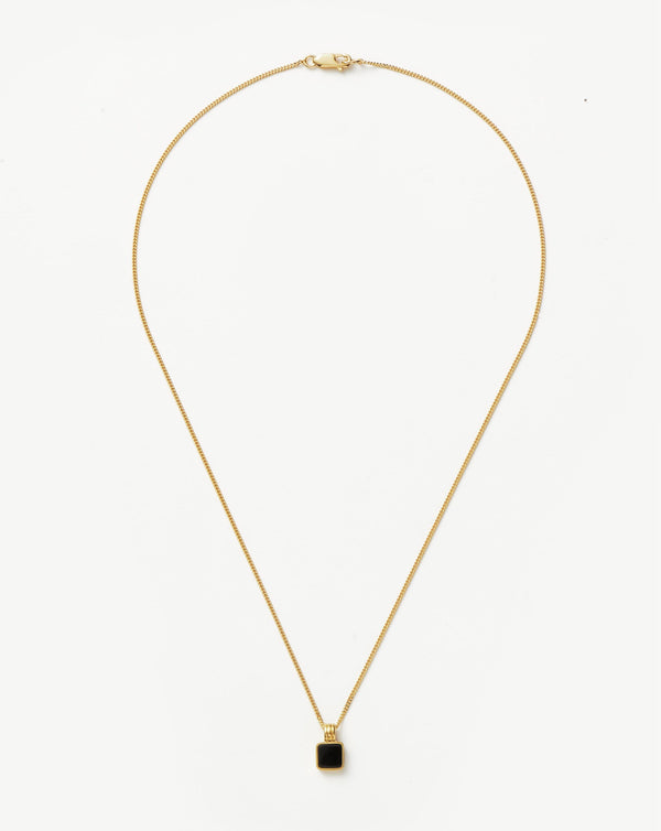 missoma Lucy Williams Medium Square Snake Chain Necklace | Gold