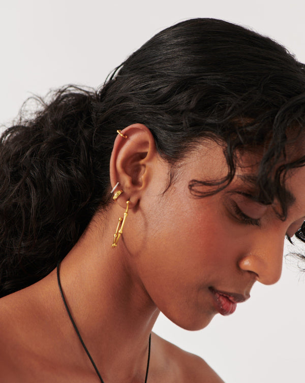 Missoma Lucy Williams Mini Orb Ear Cuff | 18ct Gold Vermeil