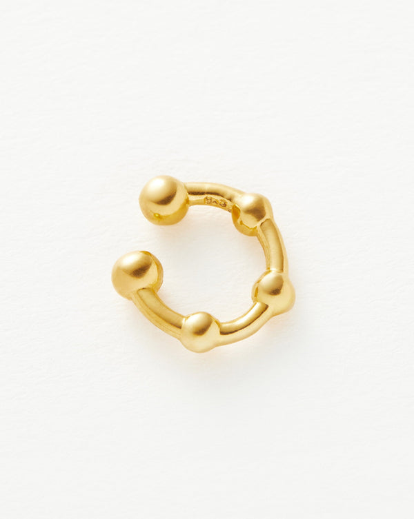 Missoma Lucy Williams Mini Orb Ear Cuff | 18ct Gold Vermeil