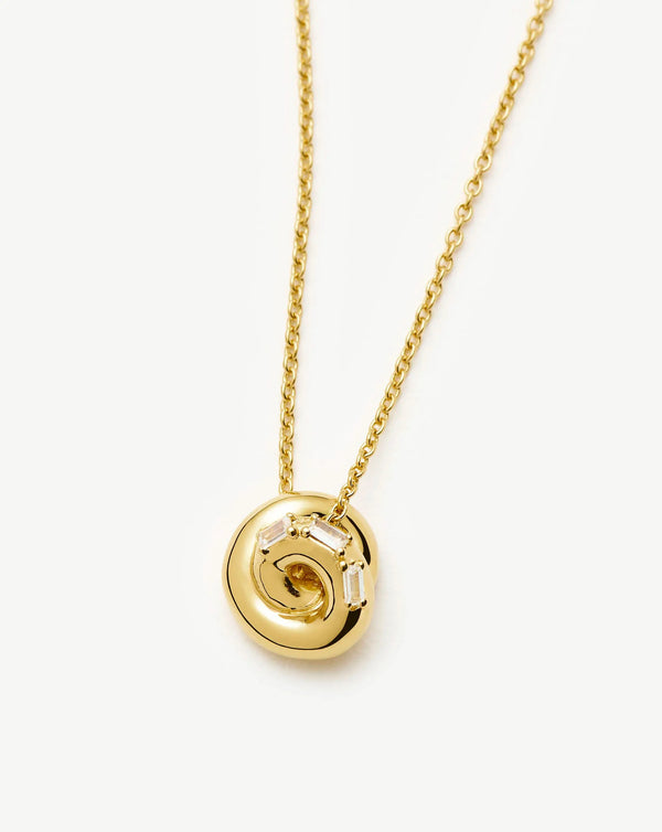 missoma Lucy Williams Pavé Knot Pendant Necklace UK