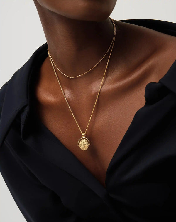Missoma Lucy Williams Roman Arc Chain Necklace Set | 18ct Gold Vermeil
