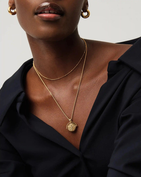 Missoma Lucy Williams Roman Arc Chain Necklace Set | 18ct Gold Vermeil