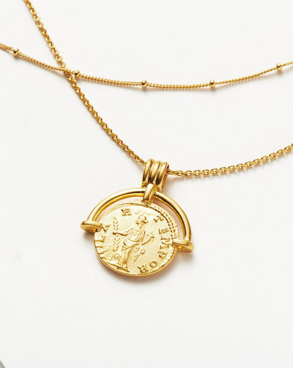 Missoma Lucy Williams Roman Arc Chain Necklace Set | 18ct Gold Vermeil