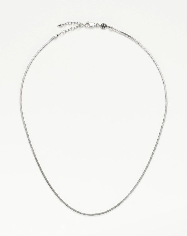 missoma Lucy Williams Short Square Snake Chain Necklace UK