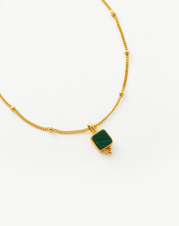 Missoma Lucy Williams Square Charm Bracelet | 18ct Gold Vermeil