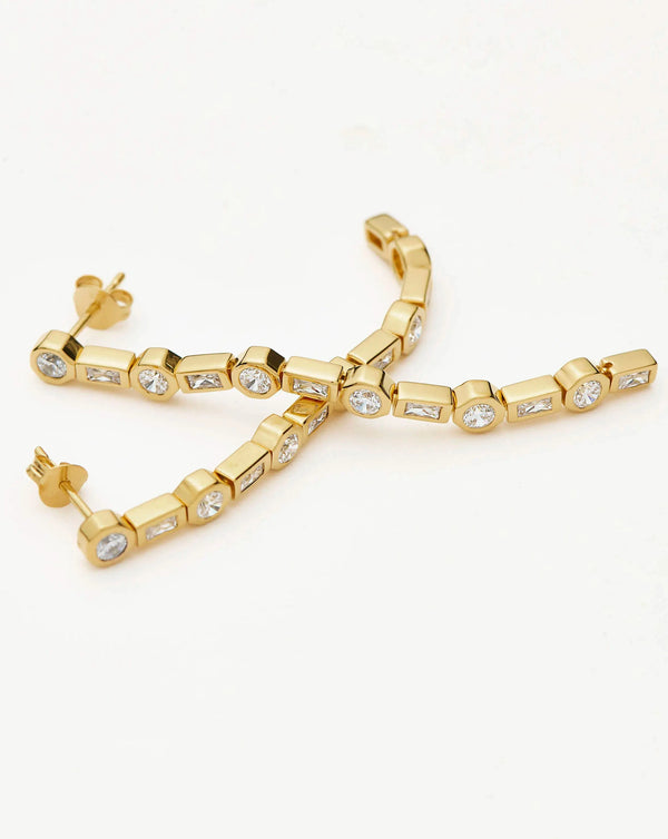 Missoma Lucy Williams Tennis Large Drop Earrings UK