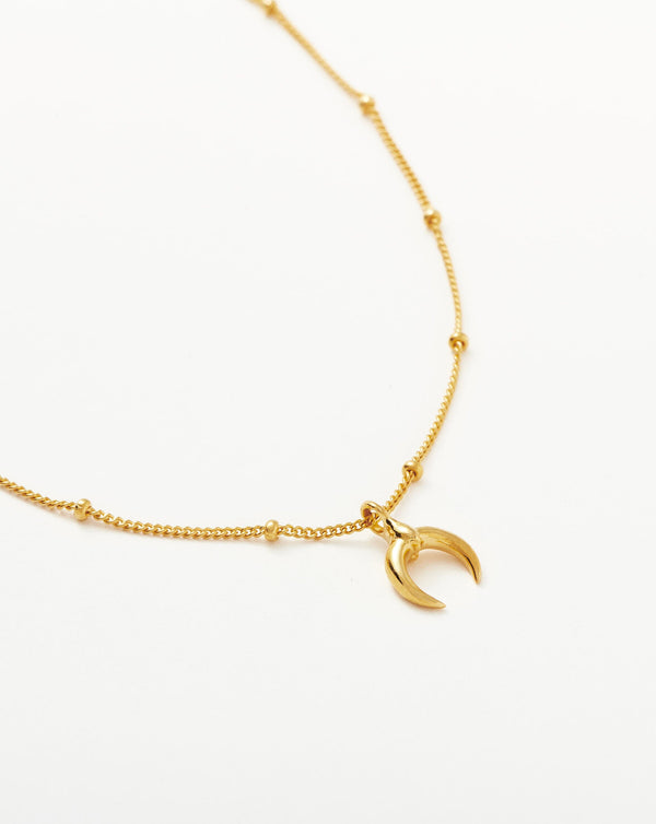 Missoma Lucy Williams Tiny Horn Anklet | 18ct Gold Vermeil