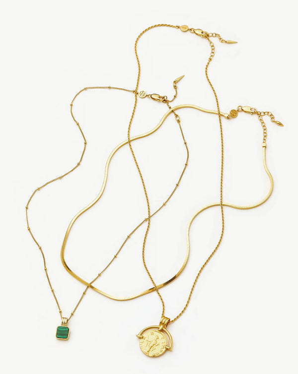Missoma Lucy Williams Ultimate Necklace Set | 18ct Gold Plated
