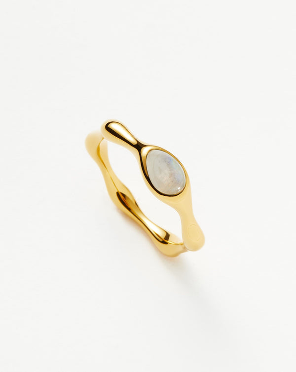 missoma Magma Gemstone Stacking Ring | 18ct Recycled Gold Vermeil