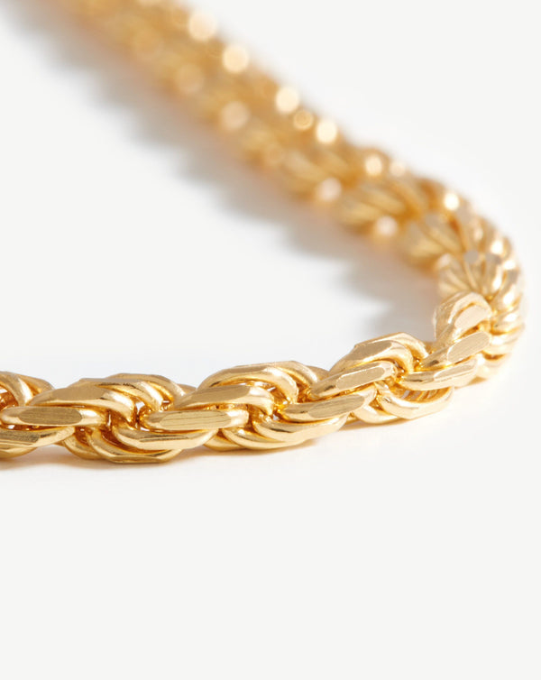 Missoma Medium Rope Chain Necklace | 18ct Gold Vermeil