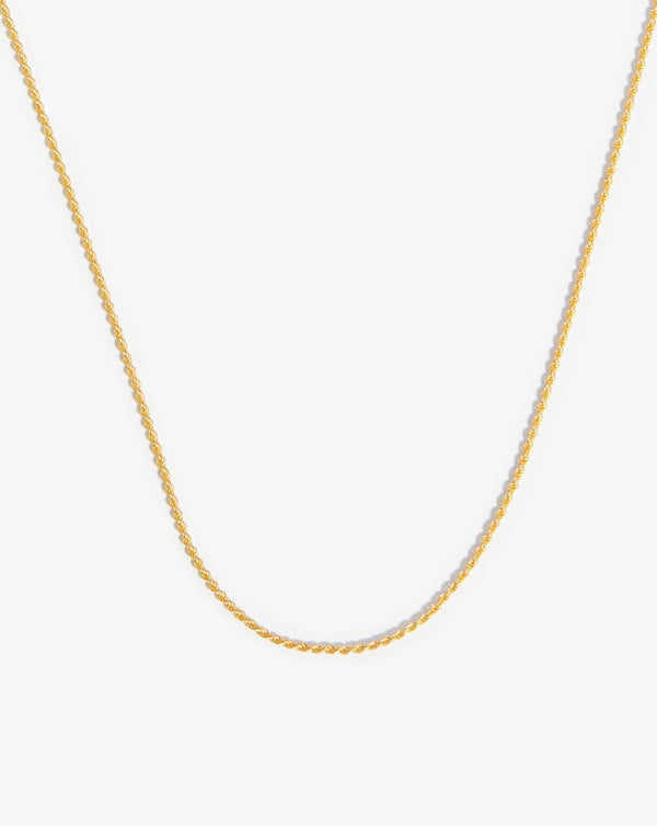 missoma Medium Rope Chain Necklace | 18ct Gold Vermeil