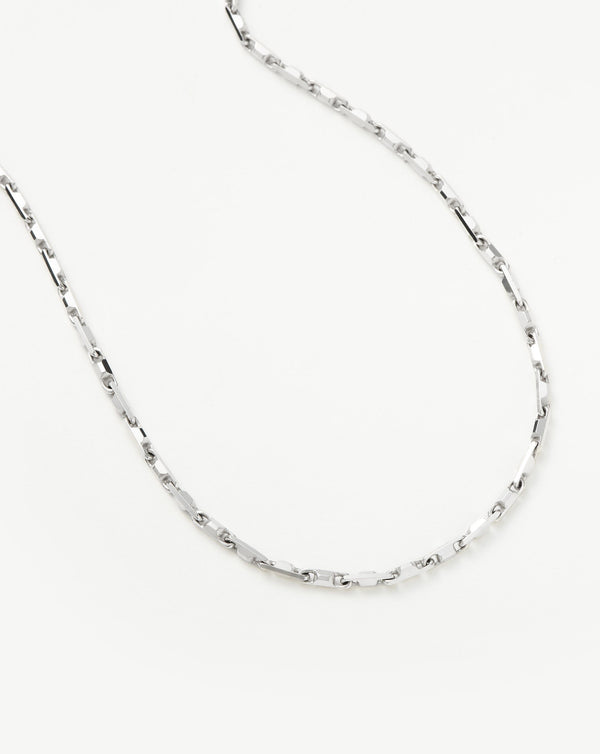 Missoma Mens Interlocking Link Chain Necklace | Sterling Silver