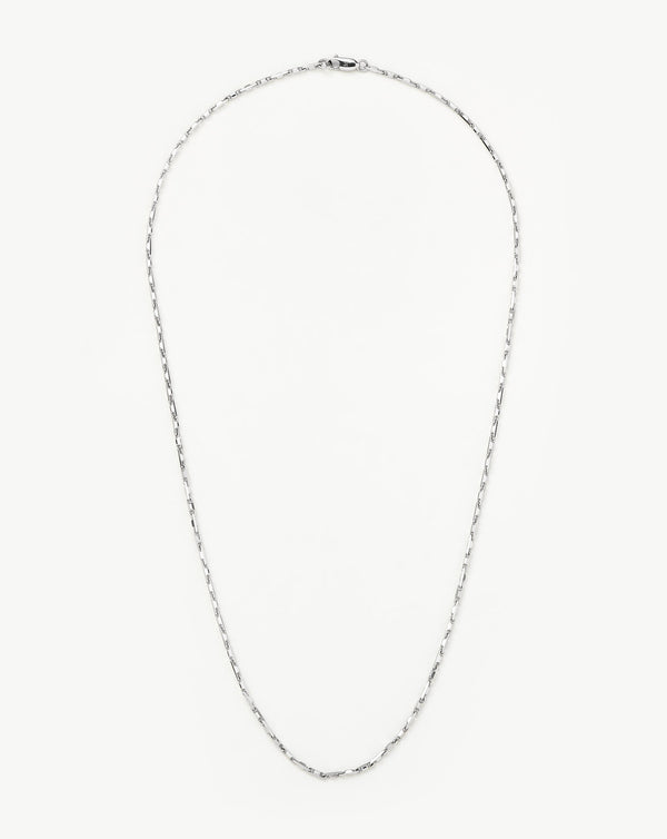 missoma Mens Interlocking Link Chain Necklace | Sterling Silver