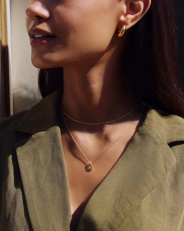 Missoma Mini Star Ridge Pendant Necklace | 18ct Gold Vermeil