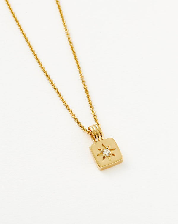 Missoma Mini Star Ridge Pendant Necklace | 18ct Gold Vermeil
