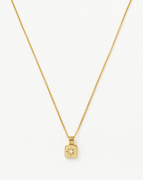missoma Mini Star Ridge Pendant Necklace | 18ct Gold Vermeil