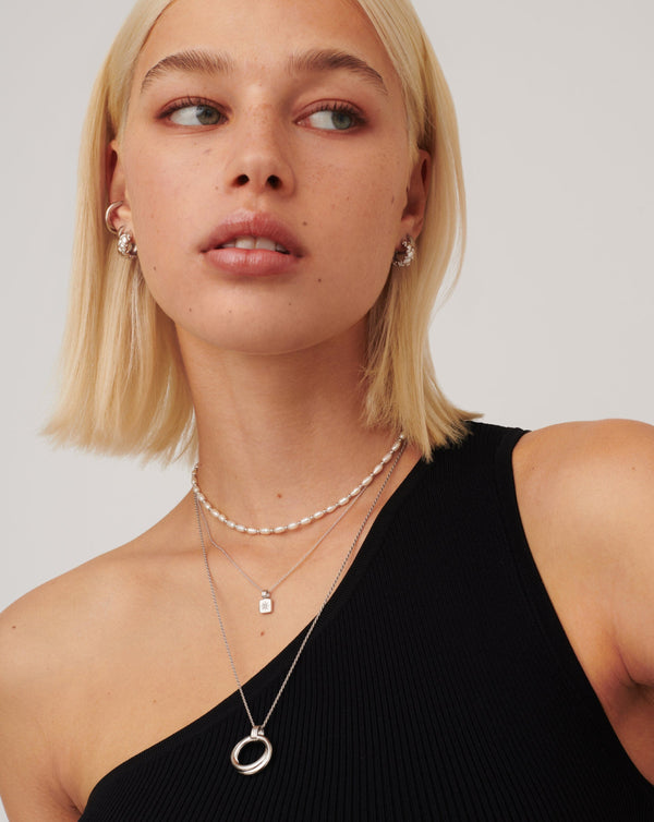 Missoma Mini Star Ridge Pendant Necklace | Sterling Silver