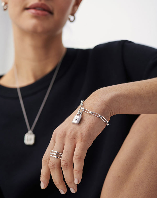 Missoma Aegis Chain Bracelet | Silver Plated