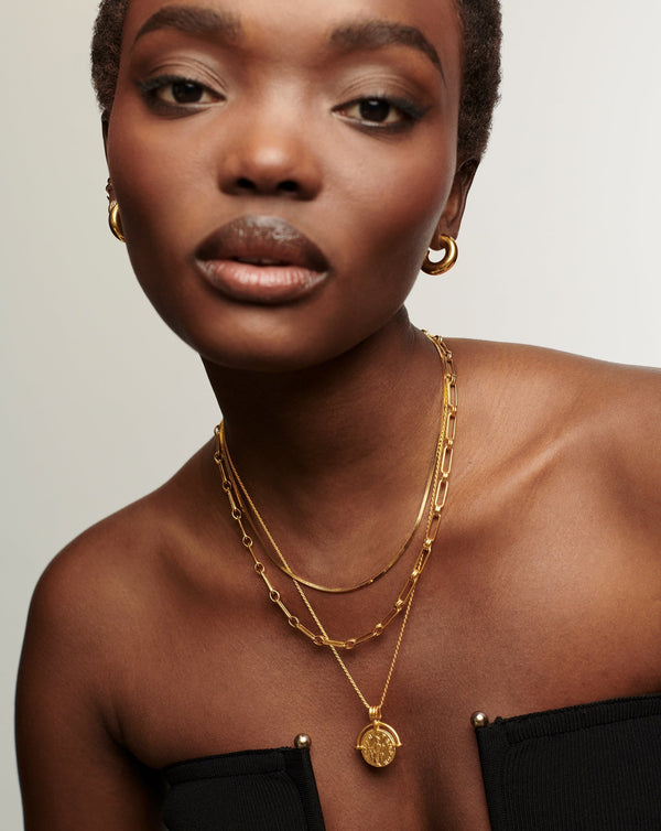 Missoma Aegis Chain Necklace | 18ct Gold Plated