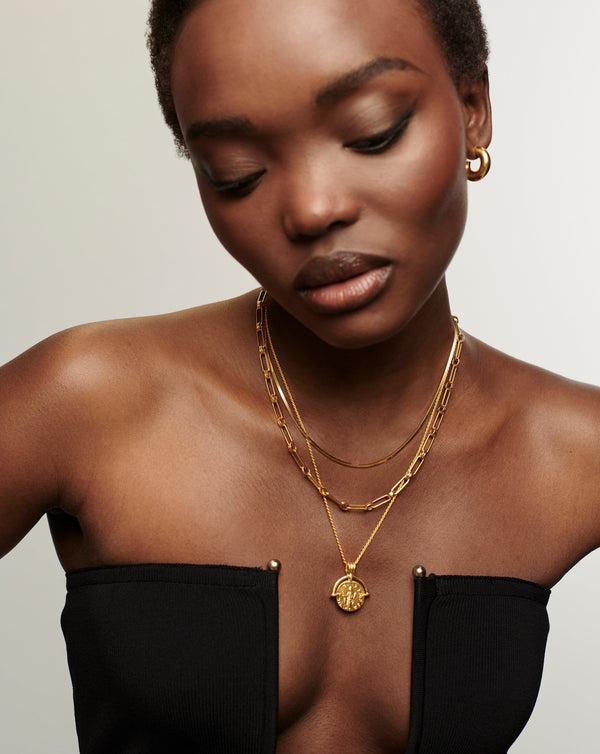 Missoma Aegis Chain Necklace | 18ct Gold Plated