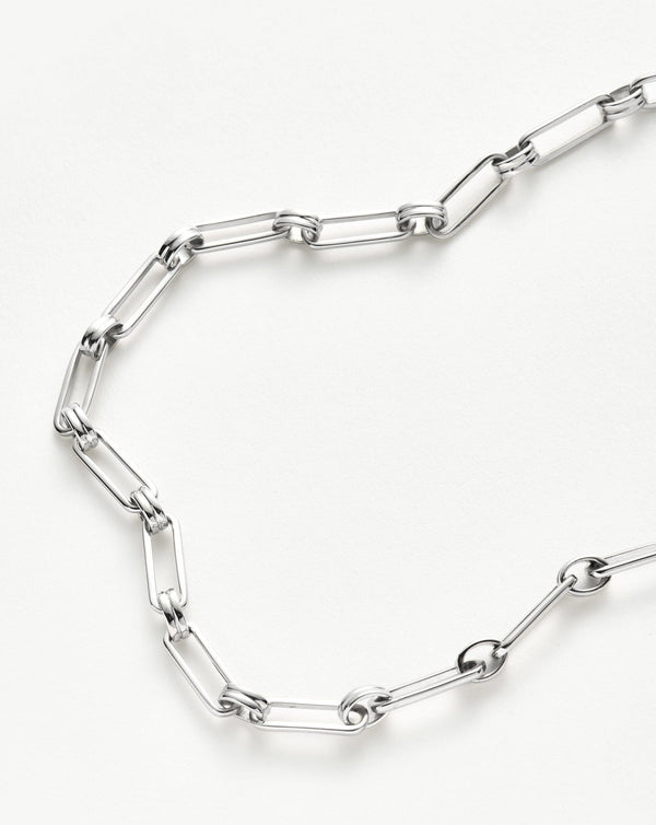 Missoma Aegis Chain Necklace | Silver Plated