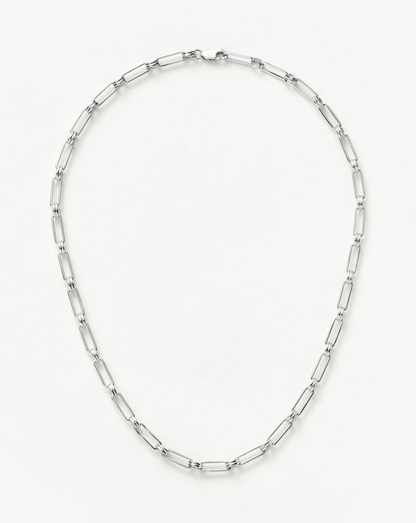 missoma Aegis Chain Necklace | Silver Plated