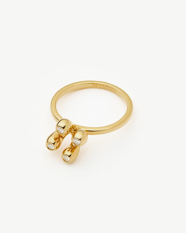 Missoma Atom Ring | 18ct Gold Vermeil UK