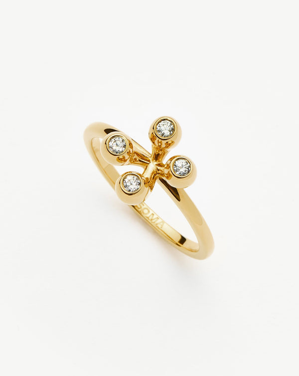 missoma Atom Ring | 18ct Gold Vermeil UK