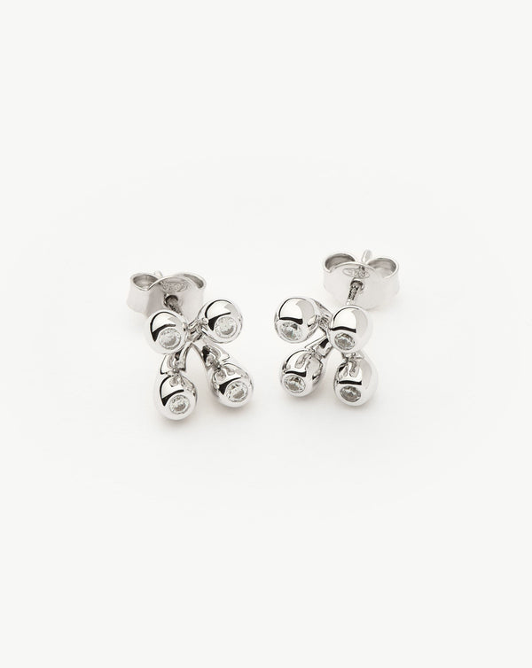 Missoma Atom Stud Earrings | Sterling Silver