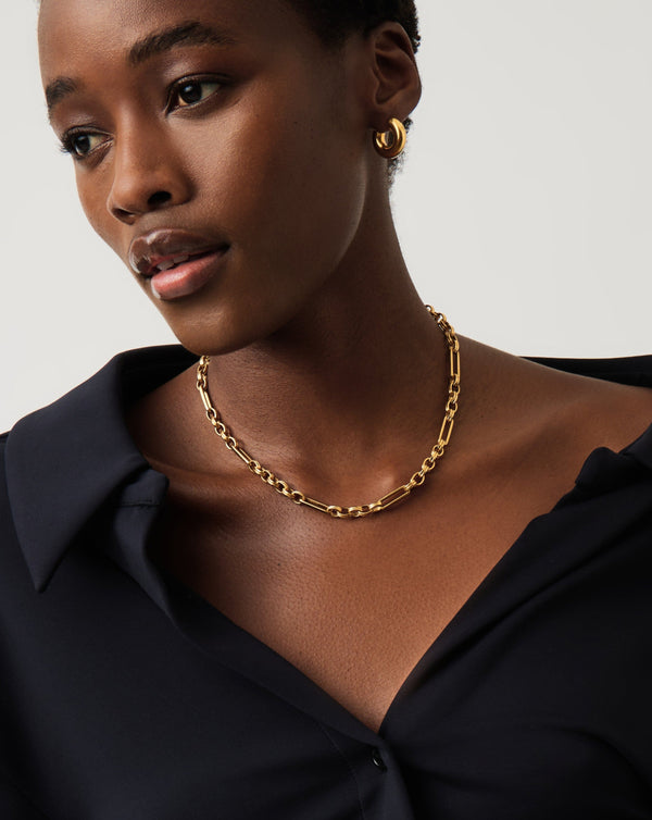 Missoma Axiom Chain Necklace | 18ct Gold Plated