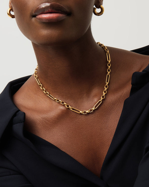 Missoma Axiom Chain Necklace | 18ct Gold Plated
