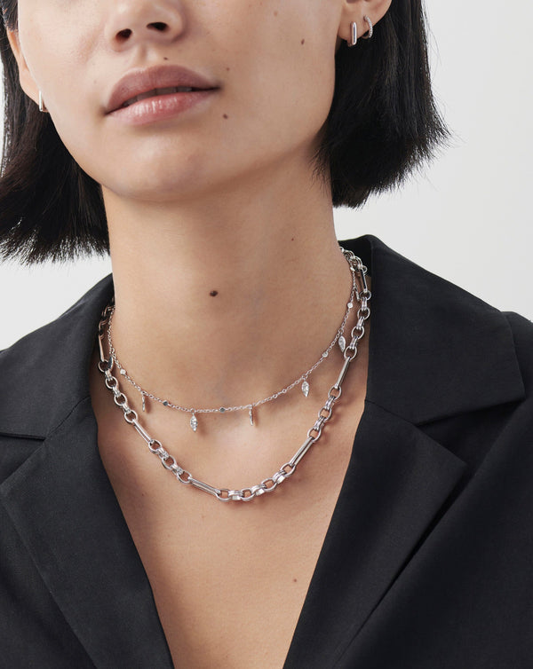 Missoma Axiom Chain Necklace | Silver Plated