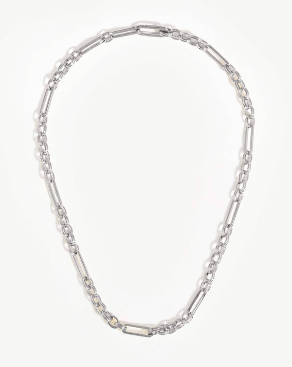 missoma Axiom Chain Necklace | Silver Plated