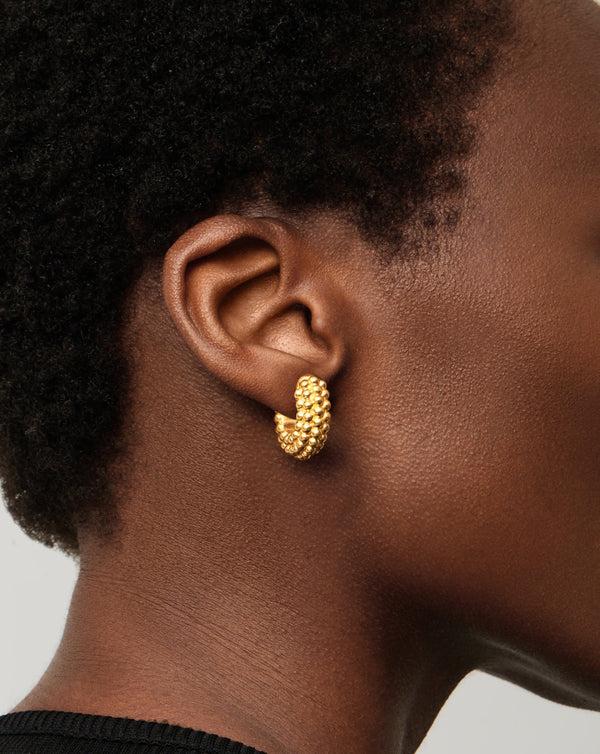 Missoma Baya Hoop Earrings | 18ct Gold Plated