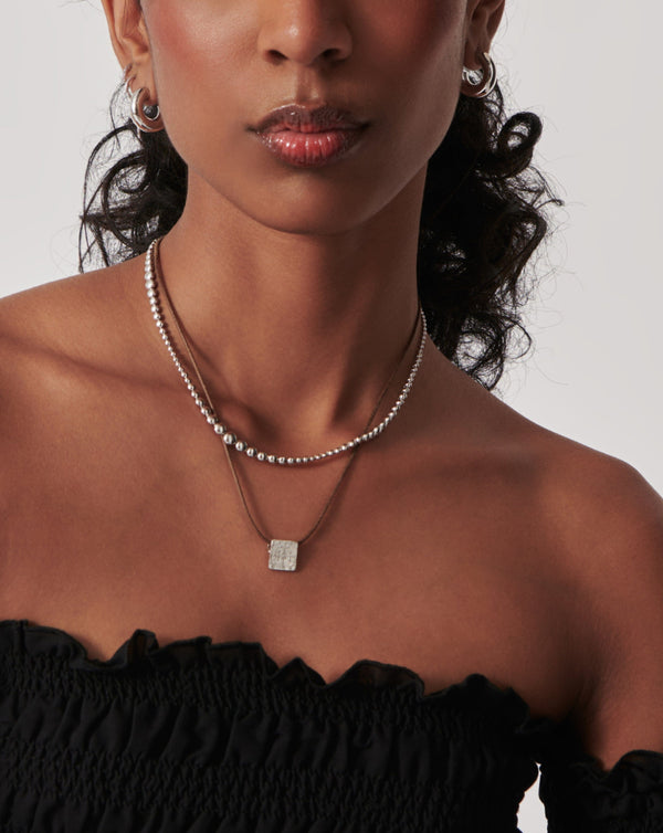 Missoma Beaded Choker | Sterling Silver