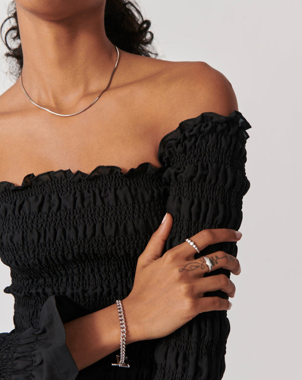 Missoma Beaded Stacking Ring | Sterling Silver