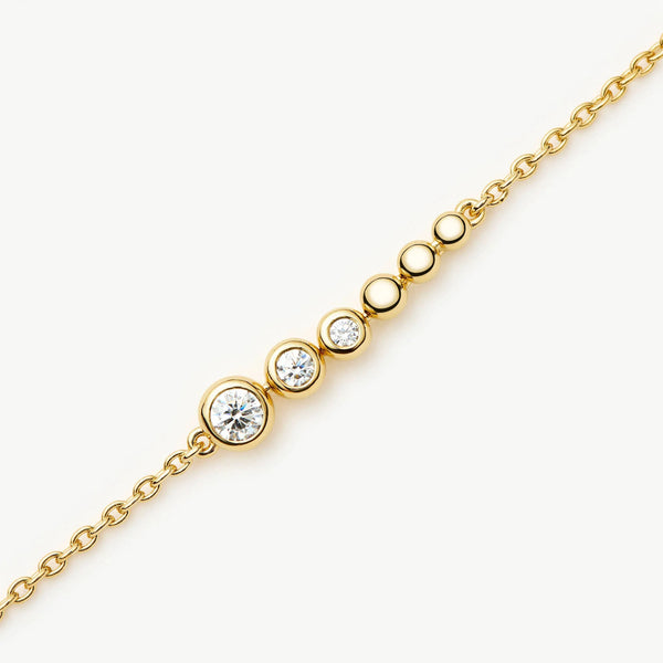 missoma Beaded Stone Chain Bracelet UK