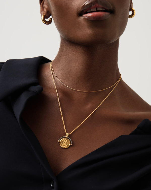 Missoma Bobble Chain Choker | 18ct Gold Vermeil