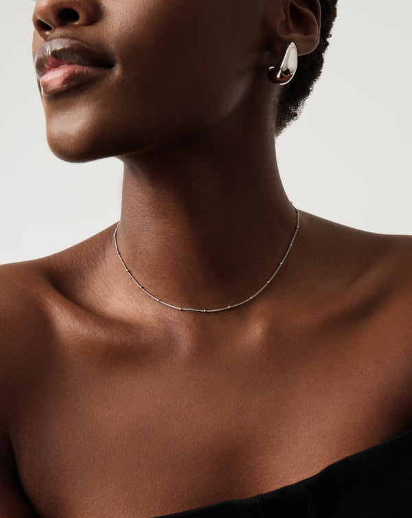 Missoma Bobble Chain Choker | Sterling Silver